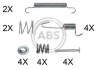 <strong>Монтажний к-кт гальмівних колодок ABS 0008Q (фото 1)</strong>