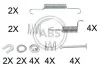 <strong>Монтажний к-кт гальмівних колодок ABS 0010Q (фото 1)</strong>