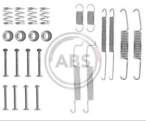 <strong>Монтажний к-кт гальмівних колодок ABS 0569Q (фото 1)</strong>