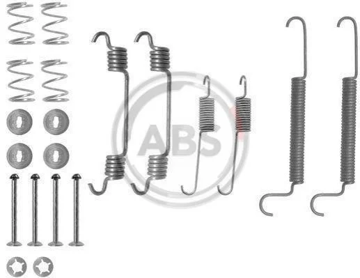 <strong>Монтажний к-кт гальм. колодок OPEL ASTRA, COMBO, ZAFIRA (вир-во) ABS 0766Q (фото 1)</strong>