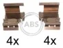 <strong>Монтажний к-кт гальм. колодок AUDI; CITRIEN; FIAT; OPEL; PEUGEOT; SKODA; TOYOTA (вир-во) ABS 1298Q (фото 1)</strong>