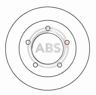 <strong>Диск гальмівний ABS 15026 (фото 1)</strong>