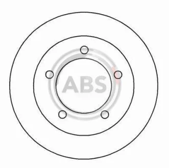 Диск гальмівний для Lada, Chevrolet ABS 15026 фото товару