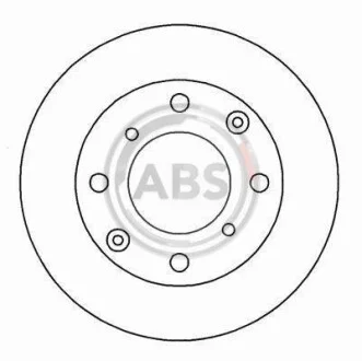 Диск гальмівний для ABS 15832 фото товара