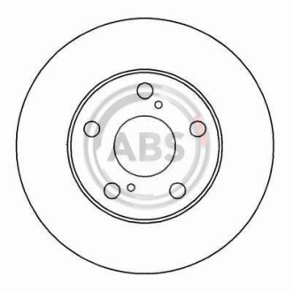 Диск гальмівний A.B.S. 16220 фото товару