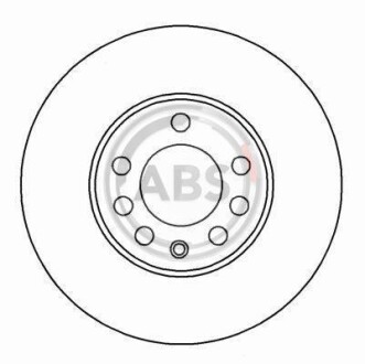 Диск гальмівний A.B.S. 16486 фото товара