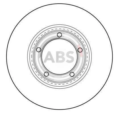 <strong>Диск гальмівний ABS 16565 (фото 1)</strong>