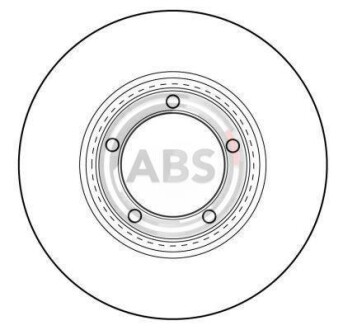 Диск гальмівний A.B.S. 16565 фото товара