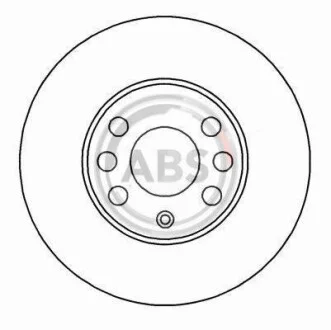 Диск гальмівний для Opel, Vauxhall ABS 16951 фото товару