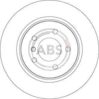 Диск гальмівний A.B.S. 17026 фото товара