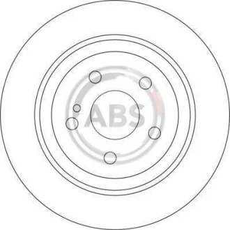 Диск гальмівний для Mercedes ABS 17112 фото товару