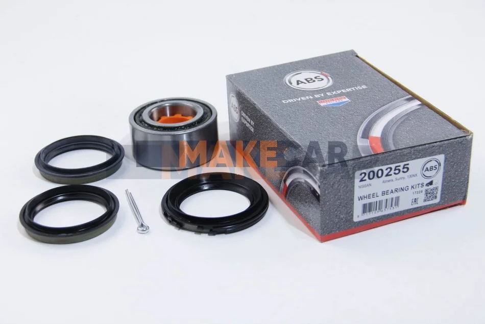 <strong>Підшипник маточини пер. Almera/Sunny/100NX/Sentra/Sabre/Pulsar 90-00 ABS 200255 (фото 1)</strong>