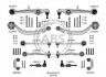 Комплект важелів A4 В6 (02-08) для Audi, Volkswagen, Seat, Skoda ABS 219901 фото товару