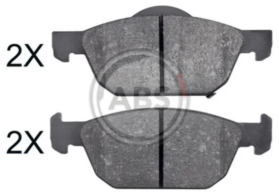 <strong>Гальмівні колодки дискові (1 к-т) ABS 35002 (фото 1)</strong>