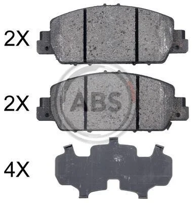 <strong>Гальмівні колодки дискові ABS 35014 (фото 1)</strong>