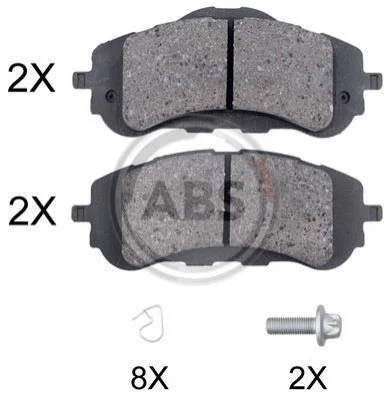 <strong>Гальмівні колодки пер. Peugeot 308 II 13- (Bosch) ABS 35018 (фото 1)</strong>