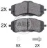 <strong>Гальмівні колодки пер. Peugeot 308 II 13- (Bosch) ABS 35018 (фото 1)</strong>