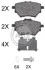 <strong>Гальмівні колодки задн. Citroen C4/Peugeot 308 II 13- (Bosch) ABS 35020 (фото 1)</strong>