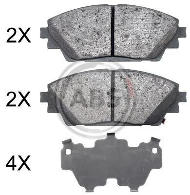 <strong>Гальмівні колодки дискові (1 к-т) ABS 35022 (фото 1)</strong>