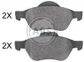<strong>Гальмівні колодки дискові (1 к-т) ABS 35023 (фото 1)</strong>