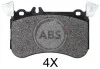 <strong>Гальмівні колодки дискові (1 к-т) ABS 35034 (фото 1)</strong>