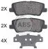 <strong>Колодки гальмівні ABS 35035 (фото 1)</strong>