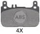 <strong>Гальмівні колодки дискові ABS 35038 (фото 1)</strong>