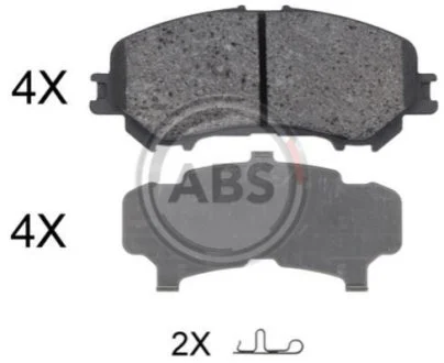 Колодка гальм. диск. NISSAN QASHQAI, RENAULT KADJAR передн. (вир-во) для ABS 35045 фото товару