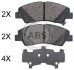 <strong>Гальмівні колодки дискові (1 к-т) ABS 35046 (фото 1)</strong>