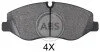<strong>Гальмівні колодки дискові ABS 35055 (фото 1)</strong>