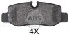 <strong>Гальмівні колодки дискові ABS 35056 (фото 1)</strong>