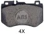 <strong>Гальмівні колодки дискові (1 к-т) ABS 35065 (фото 1)</strong>