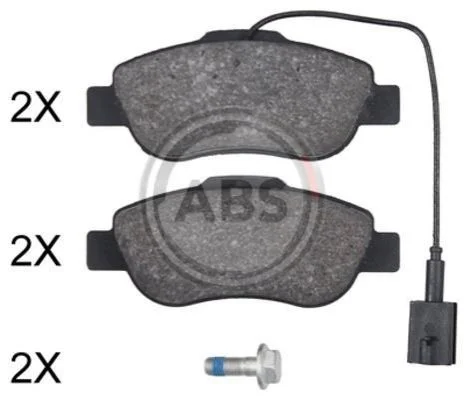 <strong>Гальмівні колодки дискові (1 к-т) ABS 35066 (фото 1)</strong>