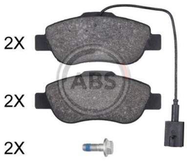 Гальмівні колодки дискові (1 к-т) A.B.S. 35066 фото товару