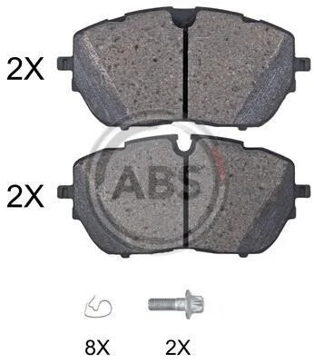 <strong>Гальмівні колодки дискові ABS 35102 (фото 1)</strong>