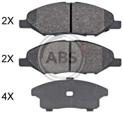 <strong>Гальмівні колодки дискові ABS 35131 (фото 1)</strong>