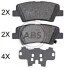 <strong>Гальмівні колодки дискові ABS 35133 (фото 1)</strong>