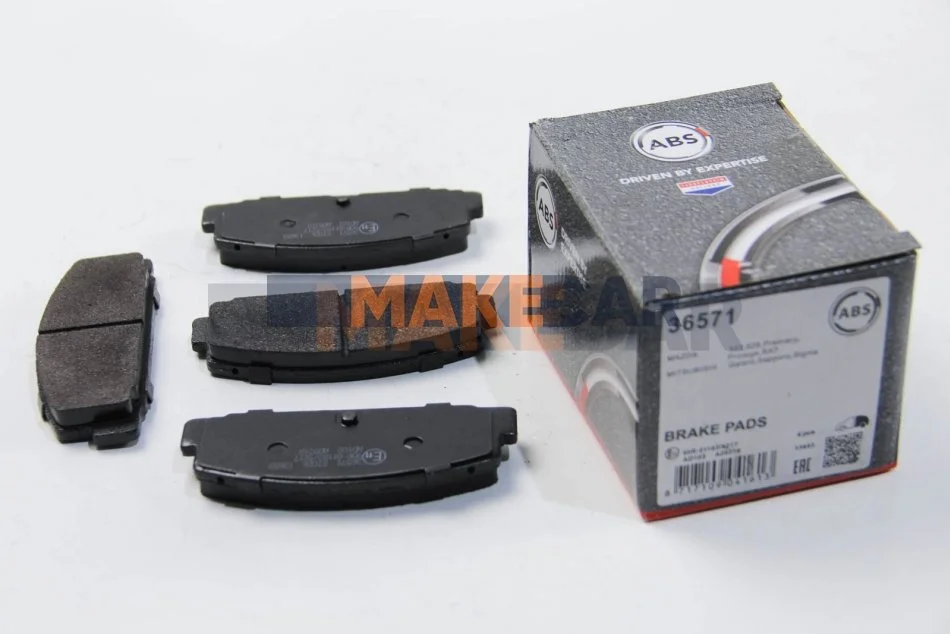 <strong>Тормозные колодки зад. Mazda 323/626 94-04 (akebono) ABS 36571 (фото 1)</strong>