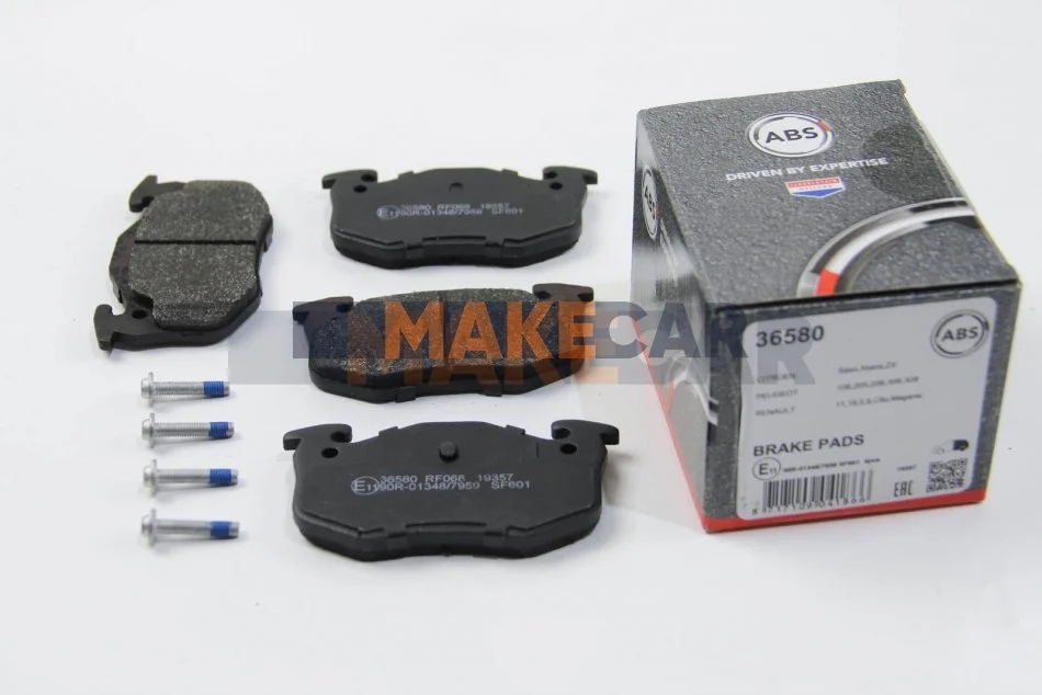 <strong>Тормозные колодки зад. Peugeot 206 99-/Renault Megane I 96-03 ABS 36580 (фото 1)</strong>