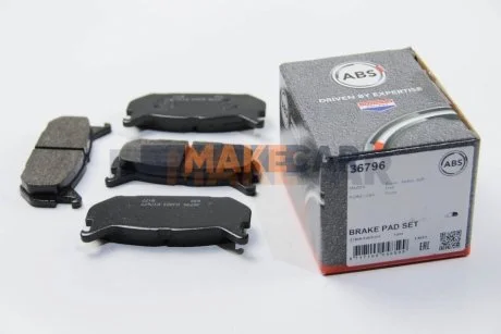 Гальмівні колодки зад. Mazda 626 91-02 (akebono) для Mazda ABS 36796 фото товару