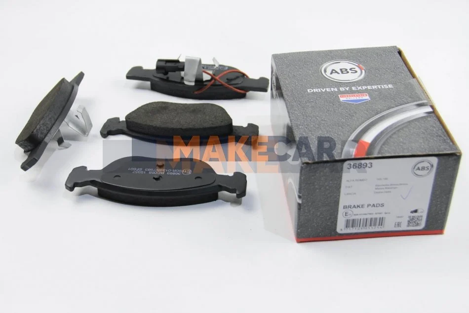 <strong>Гальмівні колодки перед. Fiat Bravo/Marea 96-02 (ATE) (156,3x52,6x17,6) ABS 36893 (фото 1)</strong>