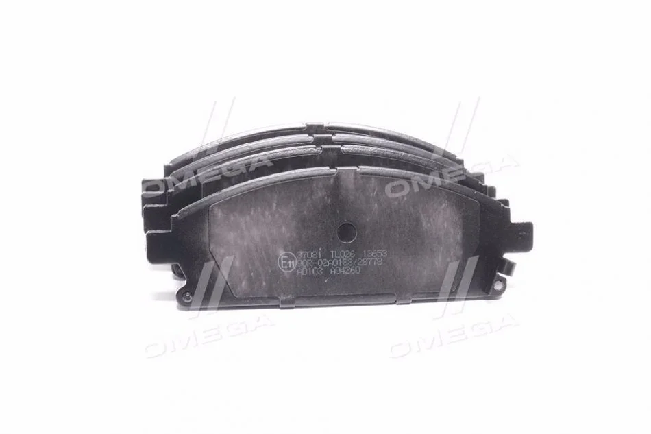 <strong>Тормозные колодки перед. Nissan X-Trail 01-13/Pathfinder 97-04 (sumitomo) (159x55,9x16) ABS 37081 (фото 1)</strong>