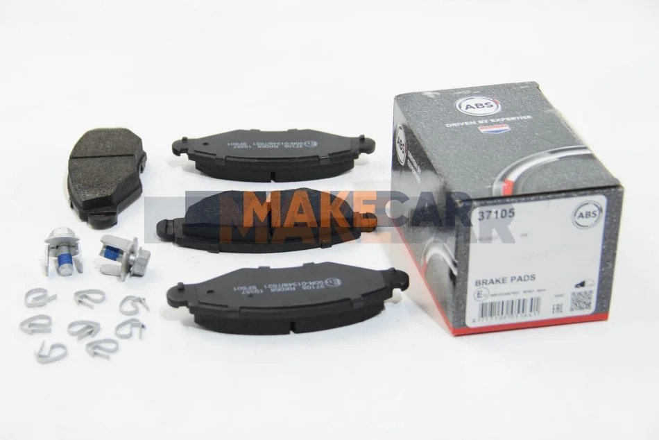 <strong>Тормозные колодки перед. Peugeot 206/306 94- ABS 37105 (фото 1)</strong>