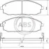 <strong>Гальмівні колодки перед. Hyundai H-1 97-07 ABS 37130 (фото 1)</strong>