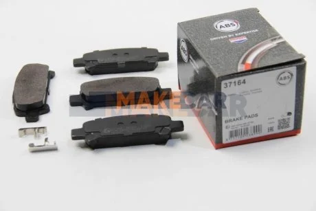 Гальмівні колодки зад. Subaru Impreza 94-/Forester 97-08 (akebono) для ABS 37164 фото товару