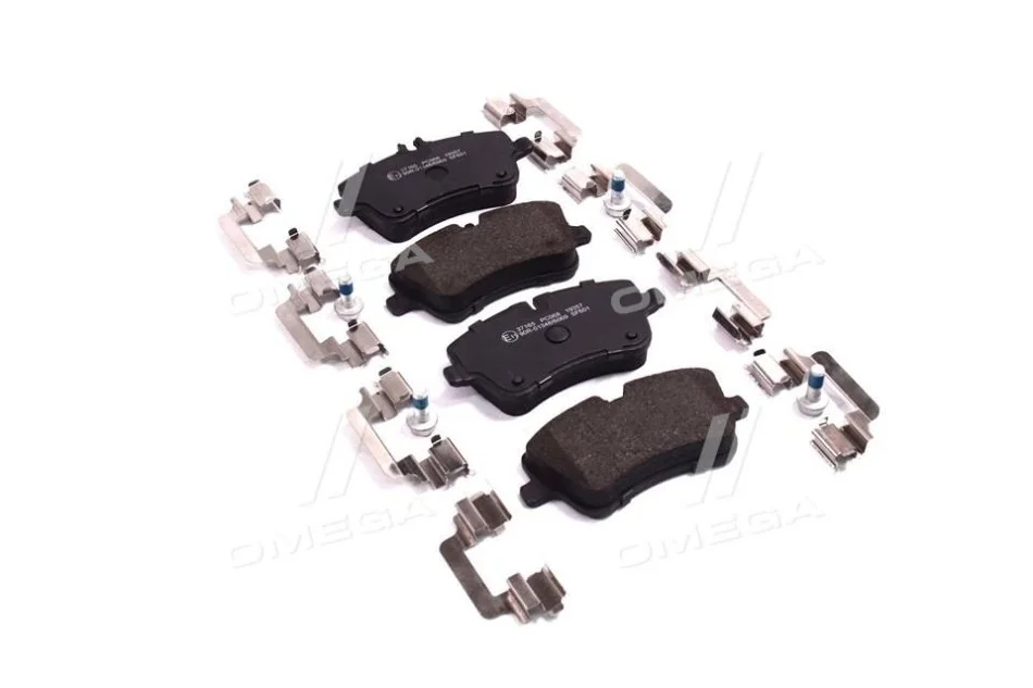 <strong>Колодка гальм. диск. MB C180/C200 CDI/C220 CDI передн. (вир-во) ABS 37165 (фото 1)</strong>