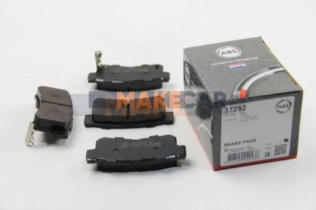 Гальмівні колодки зад. SANTA FE/SONATA/TUCSON/MAGENTIS/SPORTAGE для Hyundai, KIA, JAC ABS 37252 фото товару