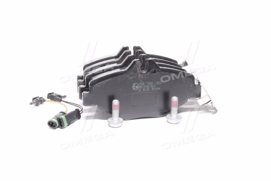 <strong>Гальмівні колодки пер. MB E-class (W211) 03-09 ABS 37306 (фото 1)</strong>
