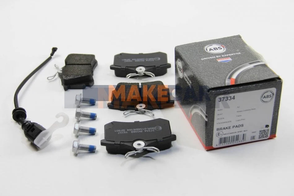 <strong>Гальмівні колодки зад. Caddy III/IV/Passat/Audi A4/A6 (Lucas) ABS 37334 (фото 1)</strong>