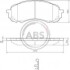 Колодки тормозные перед. Subaru Impreza 1.6 2004- A.B.S. 37443 (фото 1)